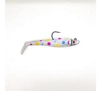 Al Gag's Lures Rigged Whip-It Fish, 1 Head/2 Tails, Wonder Bread