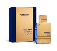 Al Haramain Amber Oud Bleu Edition Eau de Parfum 60ml | Luxury Unisex Perfume Spray | Fresh Floral Aromatic Woody Musk Fragrance | Long-Lasting Elegant Scent | Premium Gift for Men & Women