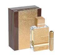 Al Haramain Amber Oud Gold 999.9 Dubai Edition 75ml Perfumes | Extrait de Spray for Women & Men | Luxury Arabian Fragrance with Pear, Jasmine & Amber | Unisex Long Lasting Perfume