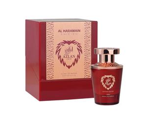 Al Haramain Azlan Oud Saffron Extrait de Parfum Spray 100ml | Luxury Arabian Unisex Perfume | Long-Lasting Amber Musk Cedarwood & Oud Fragrance | Premium Oriental Scent | Elegant Gift for Women & Men
