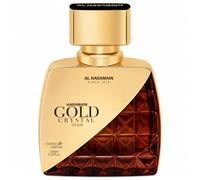 Al Haramain Gold Crystal Oudh Extrait De Parfum 100ml | Luxury Arabian Oud Perfume for Women & Men | Long Lasting Floral Oriental Amber Fragrance | Elegant Gift Choice