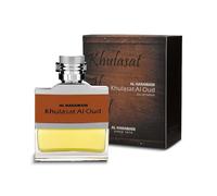 Al Haramain Khulasat Al Oud 100ml Eau de Parfum Spray | Arabian Perfume for Women and Men | Luxury Arabic Oud Fragrance | Long Lasting Oriental Woody Floral Scent | Premium Classic Gift Perfume