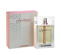 Al Haramain Signature Gold Spray 100ml | Women's Eau de Parfume Spray | Musk and Vanilla Fragrance | Arabian Luxury Perfume