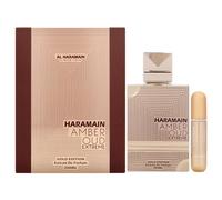 Al Haramain Tanasuk 100ml Eau de Parfum Spray | Luxury Arabic Perfume for Women & Men | Long Lasting Oriental Arabian Scent | Sweet Floral Oud Fragrance with Rose, Jasmine, Amber (100ml, Amber)