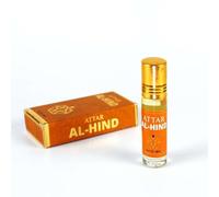 Al Hind Natural Perfume Oil Attar For long Lasting With Easy Apply Roll On For Men And Women - 8 ML, (Pack Of 1)
