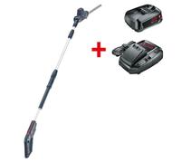 AL-KO 18V Bosch H&G HTA 1845 Long Reach Hedge Trimmer Kit (Inc Battery & Charger)