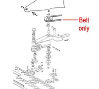 AL-KO BF5002R Scythe Attachment Belt 409019