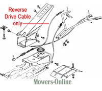 AL-KO Cultivator Reverse Drive Cable 411766