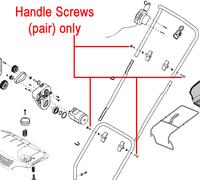 AL-KO Handle Bolt Screw (pair) 704734