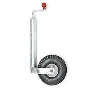 AL-KO Heavy Duty Jockey Wheel 48mm Pneumatic Caravan Trailer Towing - 1222438