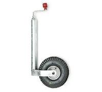 AL-KO Heavy Duty Jockey Wheel 48mm Pneumatic Caravan Trailer Towing - 1222438