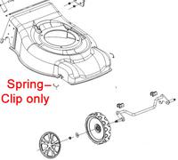 AL-KO Lawnmower Front Axle Spring Clip 492259