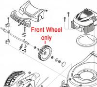 AL-KO Lawnmower Front Wheel 441257