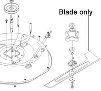 AL-KO Ride on Mower Cutting Blade 441423