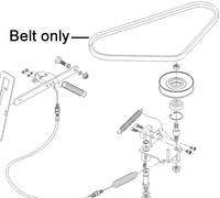 AL-KO Tractor Blade Drive Belt 418833
