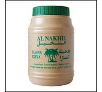 Al Nakhil 100% Natural Tahina Tahini Ground Sesame Seeds Oil Paste 450g x 2 Jar