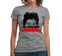 Al Pacino Dog Day Afternoon Women's Classic Short Sleeve Crew Neck T-Shirt Grey, grey, L