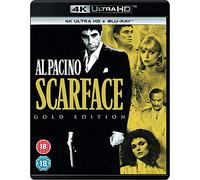 Al Pacino's: Scarface (35th Anniversary Gold Edition) (4K UHD + Blu-ray) (2-Disc) (Uncut | Region Free 4K Ultra HD / Blu-ray | UK Import) - Restored & Remastered