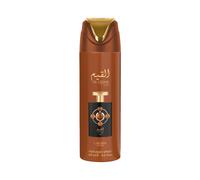 Lattafa Pride Al Qiam Gold Deodorant Spray 200ml - Unisex Oriental Leather with Oud Amber & Saffron
