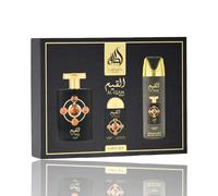 AL QIAM GOLD 3 PIECE GIFT SET EAU DE PARFUM UNISEX LATTAFA PRIDE