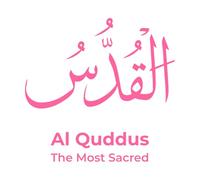 al quddus The Most sac Vinyl Wall Decals 42x43.8cm It Won't Fall Off Pink