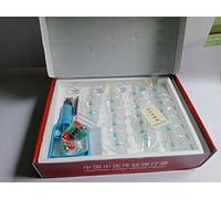 AL RAHMAT Set of Blue Hijama Pump and 32 Cups For Massaging Therapy| For Inflammation & Better Blood Flow