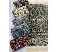 Al Rawdha Al Sharifa Prayer Mat (Green) (Teal Blue)