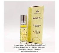 Al Rehab Aseel Concentrated Roll-On Perfume Oil, 6ml, Alcohol-Free, Floral and Oud Fragrance