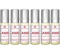 Al-Rehab Classic Perfume Oil - 6 x 6ml (Unisex, Long Lasting, Recyclable Packaging, 36ml, Dalal)