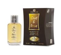 Al Rehab Crown Perfumes Oud & Rose 50Ml Edp Spray In Black Black 50ml