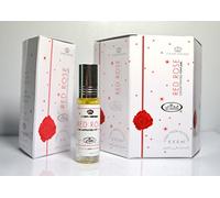 Al-Rehab Red Rose Box of 6 x 6ml Perfume Oil