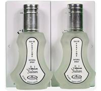 AL- REHAB SULTAN EAU DE PERFUME NATURAL SPRAY FLORAL WOODY- MUSKY 35mlX 2 pack