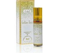 Al-Riyad Golden Dust Concentrated Perfume Oil, 6ml, Floral Rose Amber Musk, Long Lasting Roll On