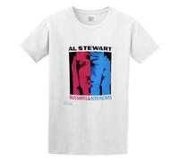 Al Stewart Russians Americans Tour Rock Graphic T-Shirt White L
