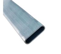 Al Tube 1pc Aluminum Alloy Elliptical Tube, 0.8mm-2mm Thickness Al Oval Pipe for DIY Frame, High Strength Metal Tubing(40 * 15 * 1.5 * 240MM)