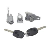 Al243 Ignition Switch Door Lock Barrel Trunk Lock Fuel Cap Lock 2-Button Keys For Civic 06-08 Door Lock Cylinder Barrel