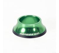 AL6061 Aluminum Stem Top Bowl Cover Designed for 28.6mm Fork Steerer Tube and 44mm Hidden Upper Headset Bowl (Green)
