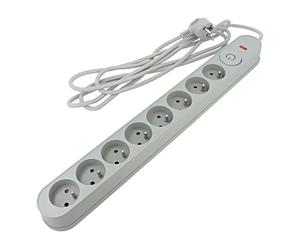 AL8/PL/3M/SZARY AL8/PL/3 meter/SZARY AL8/PL/3 meter/SZARY power strip: Absi