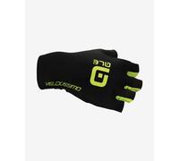 AlÃ© Velocissimo Crono Short Gloves Black Yellow - XXL