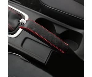 ALaaaaL Car Handbrake Cover,for Ford Kuga 2013 2014 2015 2016 2017 2018 2019 2020 2021 2022,Handbrakes Lever Covers Protector Anti-Slip Wear-Resistant Decor Accessories,Red