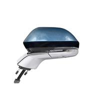 ALaaaaL Car Rearview Mirror Assembly For Lincoln MKZ 2013 2014 2015 2016 2017 2018 2019 2020,Adjustable Lens/Electric Folding Auto Wing Mirror Assembly,A-Blue-Left-16 Wire