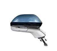 ALaaaaL Car Rearview Mirror Assembly For Lincoln MKZ 2013 2014 2015 2016 2017 2018 2019 2020,Adjustable Lens/Electric Folding Auto Wing Mirror Assembly,A-Blue-Right-13 Wire