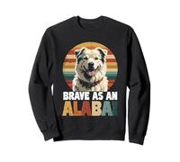 Alabai Dog Brave as an Alabai Sweatshirt