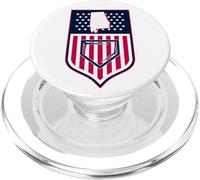 Alabama Baseball Shield Stars and Stripes State Graphic Flag PopSockets PopGrip for MagSafe