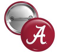 Alabama Crimson Tide Button Pin Officially Licensed Collegiate Product, Medium (2-Inch), Metal, no gemstone
