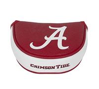 Team Effort Alabama Crimson Tide Mallet Putter Cover - Red - Golf Putter Cover - Leather - Team Logo