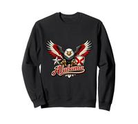 Alabama Eagle Vintage Patriotic State Pride Sweatshirt