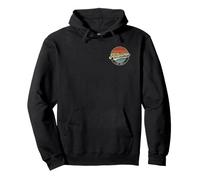 Alabama Est 1819 Retro Vintage State Pride Sunset Novelty Pullover Hoodie