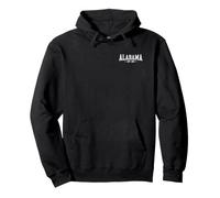 Alabama Est 1819 Vintage State Pride Heritage Silhouette Pullover Hoodie