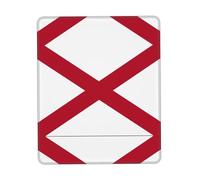 Alabama Flag Printed Gaming Mouse Pad with Strong Adhesion, Suitable for Computer, Gaming and Work